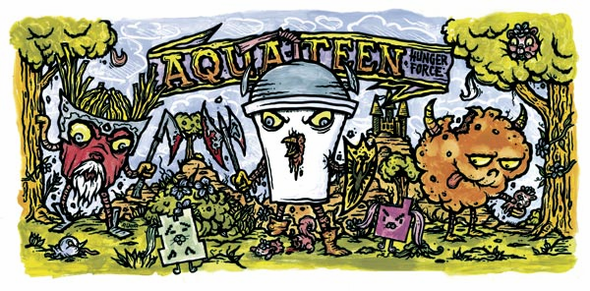 Adult Swim Studio Art Giclee Print (Canvas): "R.Land Interpretive"