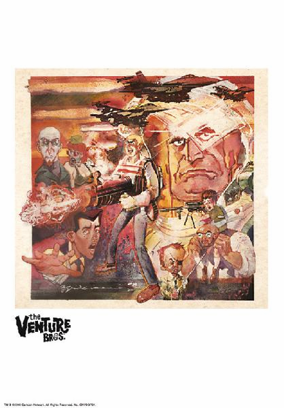 Adult Swim Studio Art Giclee Print (Paper): "Venture Brothers Season Three"