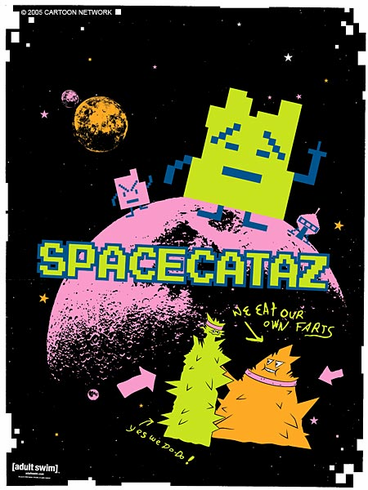 Adult Swim Studio Art Silk Screen Print: "Space Catz!" Adult Swim Studio Art Silk Screen Print: "Space Catz!"