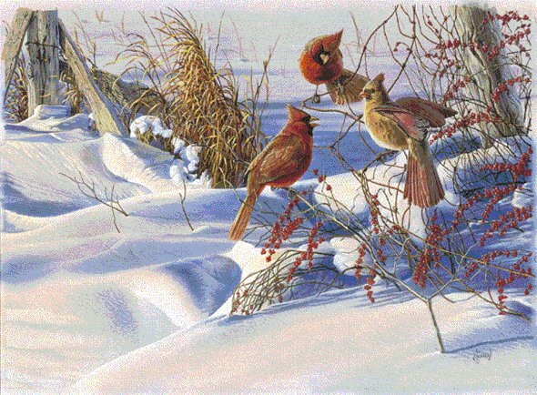 Al Agnew Handsigned and Numbered Limited Edition Print:"Birds of a Feather"