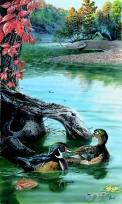 Al Agnew Limited Edition Print: "Sharing the River"