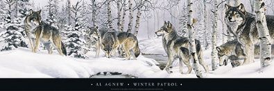 Al Agnew Open Edition Print: " Winter Patrol"