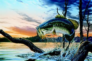 AL AGNEW Secondary Market Art: "STRIKE KING"