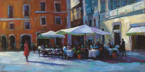 Michael Flohr Signed Limited Edition Canvas Giclee:"Ciao Bella" Michael Flohr Signed Limited Edition Canvas Giclee:"Ciao Bella"