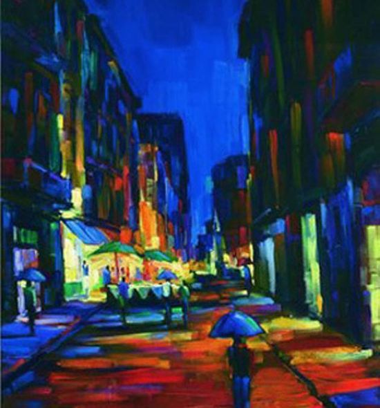 Michael Flohr Signed Limited Edition Canvas Giclee:"When in Rome"