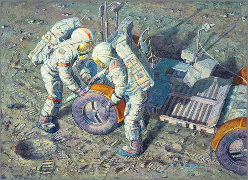 ALAN BEAN 14X10 Secondary Market Art: "FENDER LOVIN CARE CNV" ALAN BEAN 14X10 Secondary Market Art: "FENDER LOVIN CARE CNV"