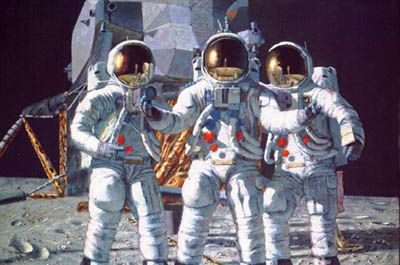 ALAN BEAN 27X25 Secondary Market Art: "CONRAD GORDON BEAN"