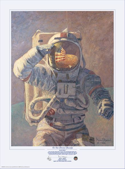 Alan Bean Astronaut Signed Limited Edition Print:"Our Own Personal Spaceships"