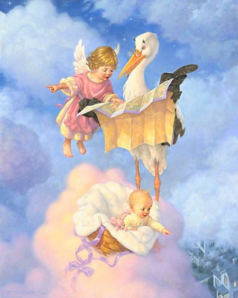 Scott Gustafson Limited Edition Artist's Proof Print:"Special Delivery"