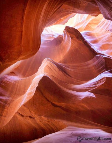Alan Fullmer Fine Art Canvas Giclee: "Antelope Canyon Corkscrew"