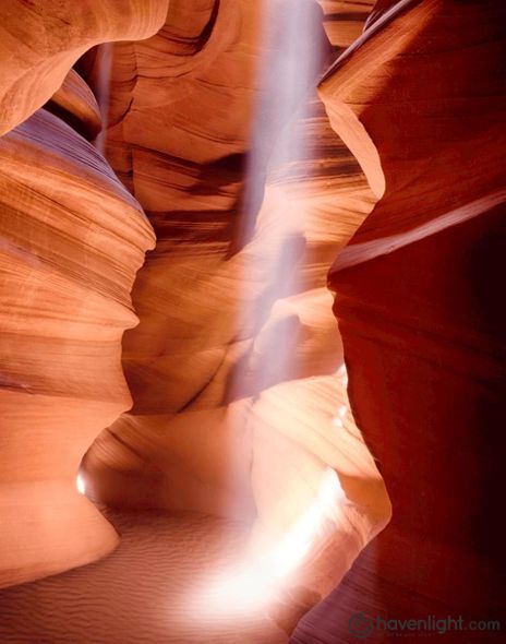 Alan Fullmer Fine Art Canvas Giclee: "Antelope Canyon Light"