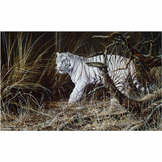 Alan M. Hunt Handsigned and Numbered Limited Edition Paper Signed and Numbered:"Out From Cover"