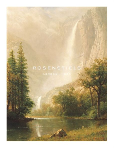 Albert Bierstadt Hand Numbered Limited Edition Print on Paper :"Yosemite Falls"