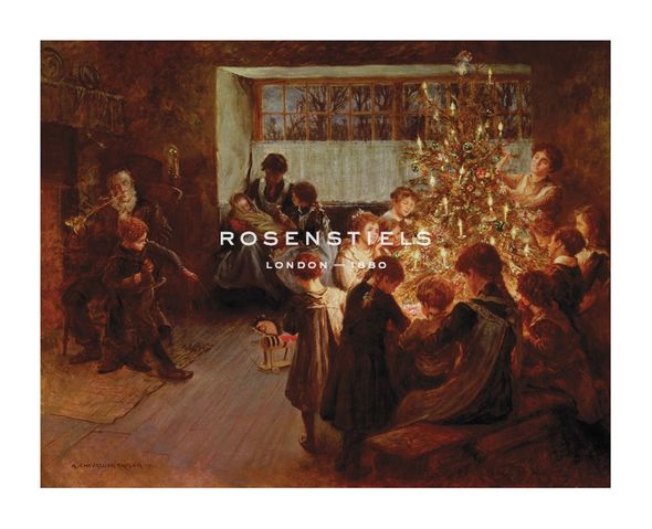 Albert Chevallier Tayler Hand Numbered Limited Edition Print on Paper :"The Christmas Tree, 1911"