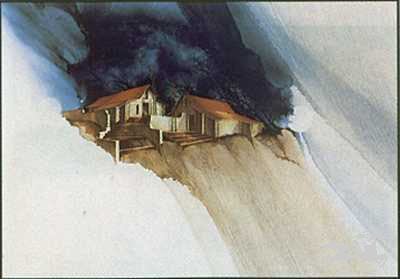 Albert Dreher Hand Signed and Numbered Limited Edition Print: "DISTANT PLACE"