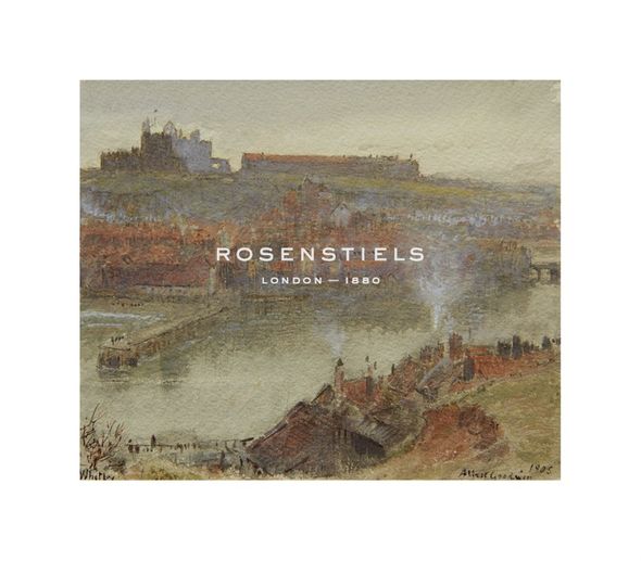 Albert Goodwin Hand Numbered Limited Edition Print on Paper :"View of Whitby, 1905"