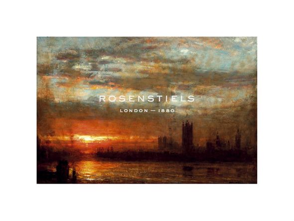 Albert Goodwin Hand Numbered Limited Edition Print on Paper :"Westminster Sunset, London"