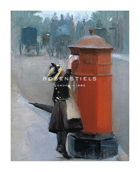 Albert Ludovici Hand Numbered Limited Edition Print on Paper :"Posting A Letter"