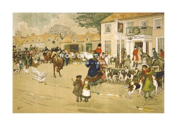 Albert Ludovici Hand Numbered Limited Edition Print on Paper :"The Meet"