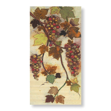 Aleah Koury Limited Edition Ready to Hang Giclee on Sustainable Bamboo: "Vineyard Visions III"