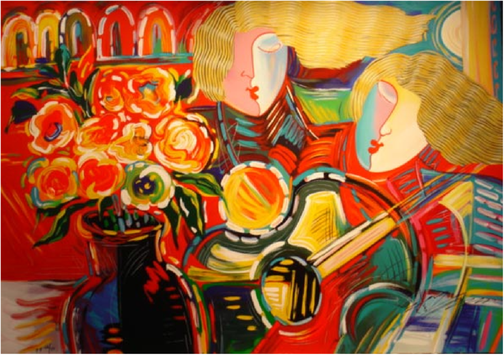 Aleksei Tivetsky Artist Signed Limited Edition Giclee on paper:"Carnival Of Venice Little Secret"