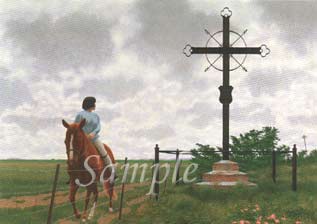 Alex Colville Hand Signed and Numbered Limited Edition Print "French Cross"