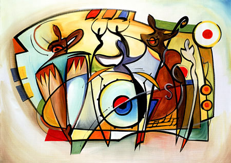 Alex Gockel Handsigned & Numbered Limited Edition Giclee on Canvas:"Rumba"