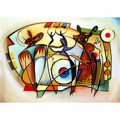 Alex Gockel Handsigned & Numbered Limited Edition Giclee on Canvas:"Rumba"
