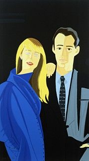 Alex Katz Handsigned and Numbered Limited Edition Serigraph: "Pas de Deux l"