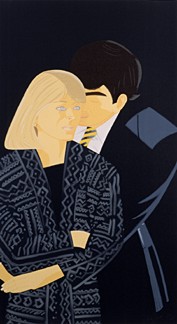 Alex Katz Handsigned and Numbered Limited Edition Serigraph: "Pas de Deux lV"
