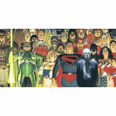 Alex Ross Artist Hand Signed Limited Edition Giclee Print:"Legends: Kingdom Come 30th Anniversary" 