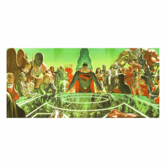 Alex Ross Artist Hand Signed Limited Edition Print:"Kingdom Come: War Room"