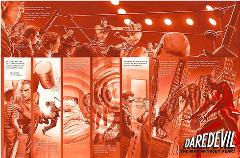 Alex Ross Artist Hand Signed Limited Edition Proof Print:"Origins: Daredevil" Alex Ross Artist Hand Signed Limited Edition Proof Print:"Origins: Daredevil"