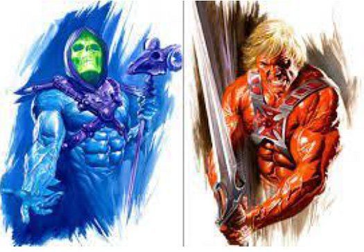 Alex Ross Artist Hand Signed Limited Edition Proof Print:"He Man and Skelator"