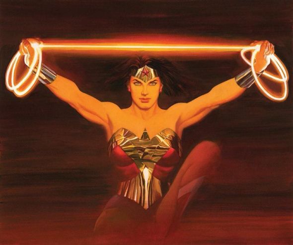 Alex Ross Artist Hand Signed Limited Edition Proof Print:"Wonder Woman: Fierce"