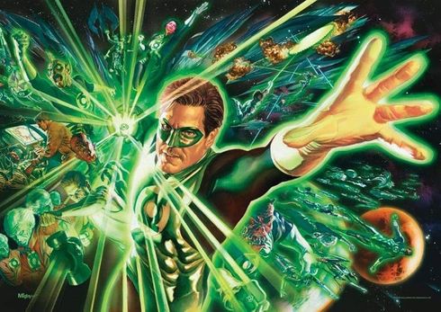 Alex Ross Artist Hand Signed Limited Edition Proof Print:"Green Lantern Corps" Alex Ross Artist Hand Signed Limited Edition Proof Print:"Green Lantern Corps"
