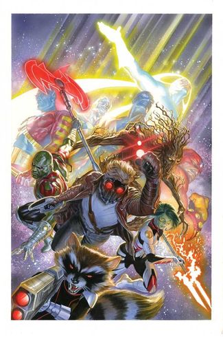 Alex Ross Artist Hand Signed Limited Edition Proof Print:"Guardians of the Galaxy" Alex Ross Artist Hand Signed Limited Edition Proof Print:"Guardians of the Galaxy"