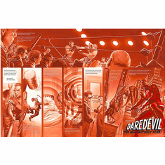 Alex Ross Artist Hand Signed Limited Edition Proof Print:"Origins: Daredevil"