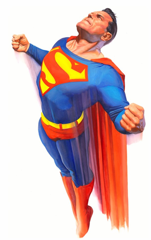 Alex Ross Artist Signed Hand Deckled Limited Edition Giclee on Paper:"Superman: Answering the Call" Alex Ross Artist Signed Hand Deckled Limited Edition Giclee on Paper:"Superman: Answering the Call"