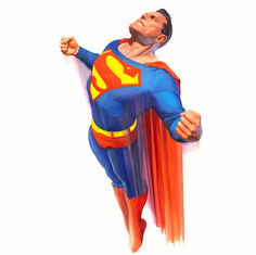 Alex Ross Artist Signed Hand Deckled Limited Edition Giclee on Paper:"Superman: Answering the Call"