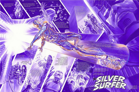 Alex Ross Artist Signed Marvel Dimensions Limited Edition Giclee:"Origins: Silver Surfer" Alex Ross Artist Signed Marvel Dimensions Limited Edition Giclee:"Origins: Silver Surfer"