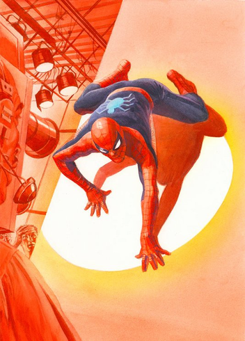 Alex Ross Artist Signed Limited Edition Giclee Print:"Dimensions: Spider-Man" Alex Ross Artist Signed Limited Edition Giclee Print:"Dimensions: Spider-Man"
