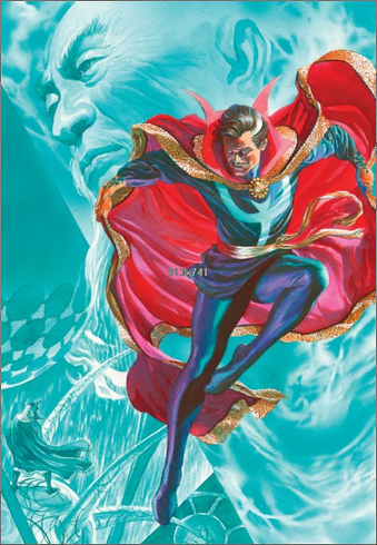 Alex Ross Artist Signed Limited Edition Giclee Print:"Dimensions: Dr Strange" Alex Ross Artist Signed Limited Edition Giclee Print:"Dimensions: Dr Strange"