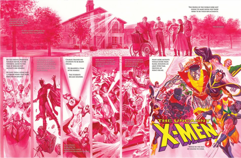 Alex Ross Artist Signed Limited Edition Giclee Print:"Origins: X-Men " Alex Ross Artist Signed Limited Edition Giclee Print:"Origins: X-Men "