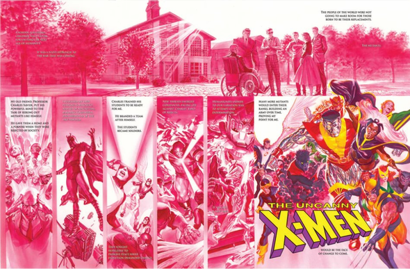 Alex Ross Artist Signed Limited Edition Giclee Print:"Origins: X-Men "