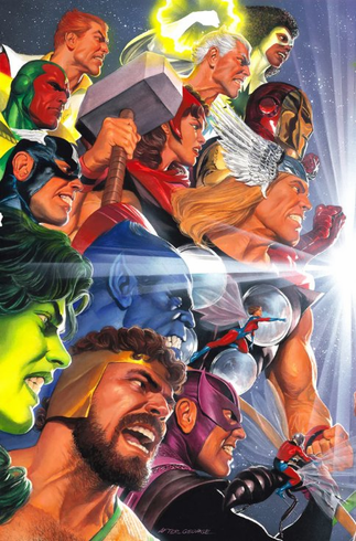 Alex Ross Artist Signed Limited Edition Print:"Avengers: Mightiest Among Us" Alex Ross Artist Signed Limited Edition Print:"Avengers: Mightiest Among Us"
