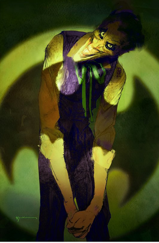 Alex Ross Artist Signed Limited Edition Giclee Print :"Joker: Bring on the Bat" Alex Ross Artist Signed Limited Edition Giclee Print :"Joker: Bring on the Bat"