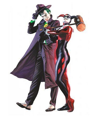 Alex Ross Artist Signed Limited Edition Giclee Print :"Harley & Joker: Partners in Crime"