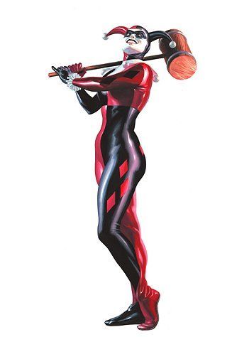 Alex Ross Artist Signed Limited Edition Artist Proof Print :"DC Villains: Harley Quinn"