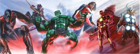 Alex Ross Artist Signed Limited Edition Print :"Avengers: Twilight" Alex Ross Artist Signed Limited Edition Print :"Avengers: Twilight"